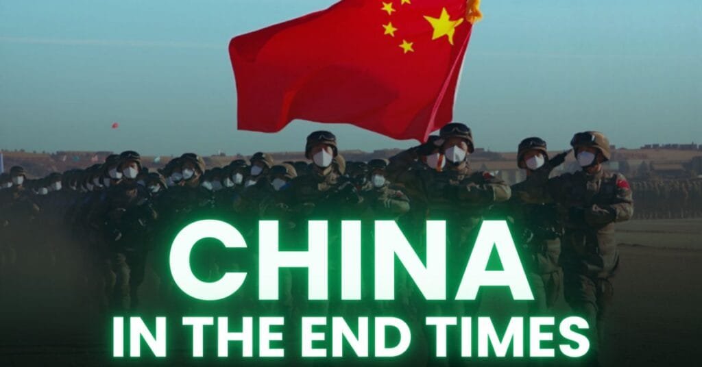 An image related to biblical prophecy and China’s role in the end times, symbolizing eschatological themes from the Bible.